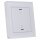 MDT BE-GTL1TW.B1 Glastaster II Light 1-fach, RGBW, mit Temperatursensor, Weiß, Schalten