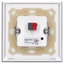 MDT BE-GTL2TS.01  Glastaster II Light 2-fach, RGBW, mit Temperatursensor, Schwarz, Neutral