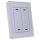 MDT BE-GTL2TW.01 Glastaster II Light 2-fach, RGBW, mit Temperatursensor, Weiß, Neutral