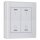 MDT BE-GTL2TW.B1 Glastaster II Light 2-fach, RGBW, mit Temperatursensor, Weiß, Schalten