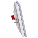 MDT BE-GTL2TW.C1 Glastaster II Light 2-fach, RGBW, mit Temperatursensor, Weiß, Jalousie_Schalten