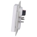 MDT BE-TAL5501.01 Taster Light 55 1-fach, RGBW, Reinweiß glänzend, Neutral