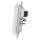 MDT BE-TAL5501.01 Taster Light 55 1-fach, RGBW, Reinweiß glänzend, Neutral