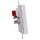 MDT BE-TAL5501.B1 Taster Light 55 1-fach, RGBW, Reinweiß glänzend, Schalten