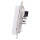 MDT BE-TAL5502.01 Taster Light 55 2-fach, RGBW, Reinweiß glänzend, Neutral