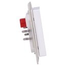 MDT BE-TAL55T1.01 Taster Light 55 1-fach, RGBW, mit Temperatursensor, Reinweiß glänzend, Neutral