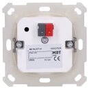 MDT BE-TAL55T1.01 Taster Light 55 1-fach, RGBW, mit Temperatursensor, Reinweiß glänzend, Neutral