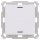 MDT BE-TAL55T1.01 Taster Light 55 1-fach, RGBW, mit Temperatursensor, Reinweiß glänzend, Neutral