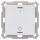 MDT BE-TAL55T1.B1 Taster Light 55 1-fach, RGBW, mit Temperatursensor, Reinweiß glänzend, Schalten