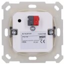 MDT BE-TAL55T2B1 KNX Taster Light 55 2-fach RGBW mit Temperatursensor – Reinweiß glänzend