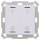 MDT BE-TAL55T2B1 KNX Taster Light 55 2-fach RGBW mit Temperatursensor – Reinweiß glänzend