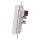 MDT BE-TAL55T2B1 KNX Taster Light 55 2-fach RGBW mit Temperatursensor – Reinweiß glänzend