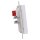 MDT BE-TAL55T2B1 KNX Taster Light 55 2-fach RGBW mit Temperatursensor – Reinweiß glänzend
