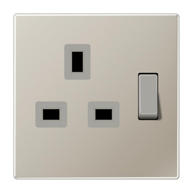 Jung ES3171 Schaltbare Steckdose 13A 250 V Edelstahl
