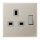 Jung ES3171 Schaltbare Steckdose 13A 250 V Edelstahl