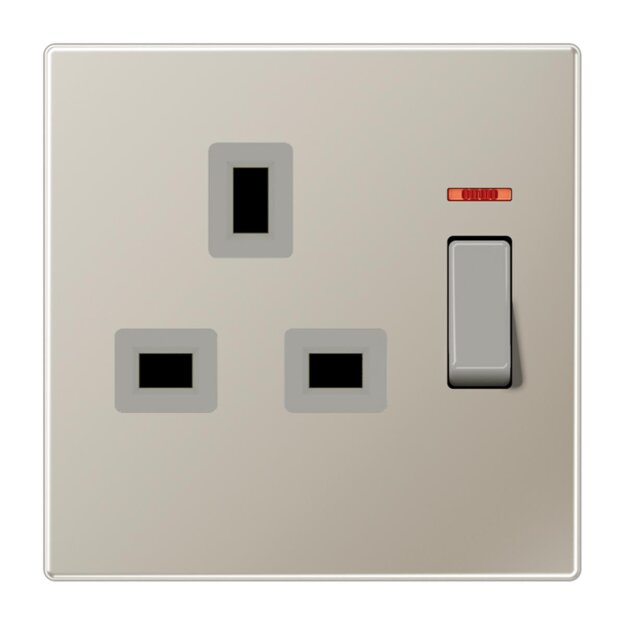 Jung ES3171KO Schaltbare Steckdose 13A 250 V Edelstahl