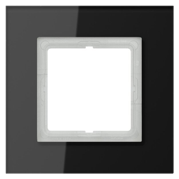 Jung LSP981GLSW Rahmen 1fach Schwarz Serie LS