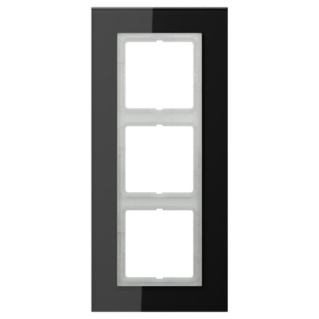 Jung LSP983GLSW Rahmen 3fach Schwarz Serie LS