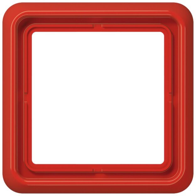 Jung CD581WURT Rahmen 1fach (Thermoplast bruchsicher) Rot Serie CD