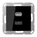 Jung MAA1163SW Multimediaanschlusssystem (Thermoplast...