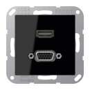 Jung MAA1173SW Multimediaanschlusssystem (Thermoplast...