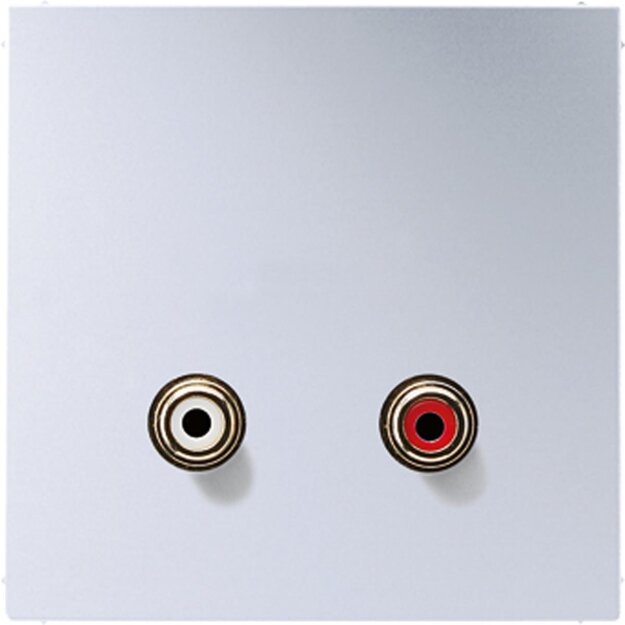 Jung MAAL1021 Multimediaanschlusssystem (lackiertes Aluminium) Aluminium Serie LS