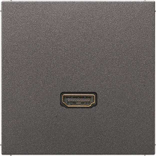 Jung MAAL1112AN Multimediaanschlusssystem (lackiertes Aluminium) Anthrazit Serie LS