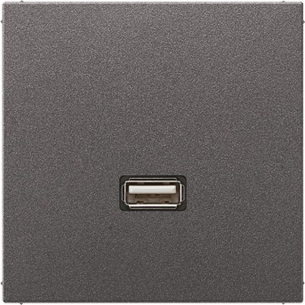 Jung MAAL1122AN Multimediaanschlusssystem (lackiertes Aluminium) Anthrazit Serie LS