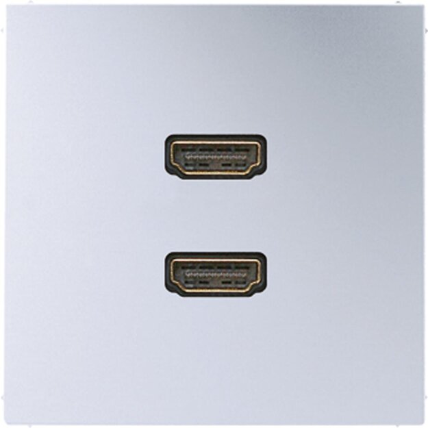 Jung MAAL1133 Multimediaanschlusssystem (lackiertes Aluminium) Aluminium Serie LS