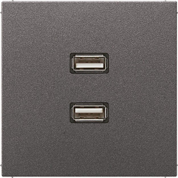 Jung MAAL1153AN Multimediaanschlusssystem (lackiertes Aluminium) Anthrazit Serie LS