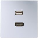 Jung MAAL1163 Multimediaanschlusssystem (lackiertes...