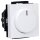 Busch-Jaeger Drehdimmer Set:  6523 U-102 Drehdimmer + 6540-84-102 Zentralscheibe Studioweiß Future Linear