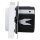 Busch-Jaeger Drehdimmer Set:  6523 U-102 Drehdimmer + 6540-84-102 Zentralscheibe Studioweiß Future Linear