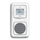 Busch-Jaeger Reflex SI Set: Busch-Radio BTconnect 8217 U + Lautsprecher-Einsatz 5 cm  8223 U + Zentralscheibe Radio 8252-214 + Zentralscheibe Lautsprecher 8253-214, Alpinweiß