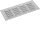 Hager MES-LS03 Lüftungsschlitzflansch 1.25mm IP20 298x100 BxT