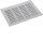 Hager MES-LS04 Lüftungsschlitzflansch 1.25mm IP20 298x200 BxT