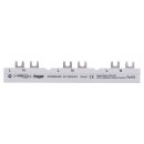 Hager KDN263AZS Phasenschiene 2-polig Gabelanschluss 10 mm² für ARFxxxD mit Hilfsschalter 10 Module