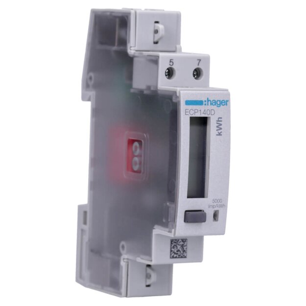 Hager ECP140D Energiezähler 1-phasig direkt 40A 1M S0 MID