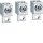 Hager HYS105H Anschlussklemmen P160 M8-Anschluss Cu/Al 3-polig 1x35-120mm²