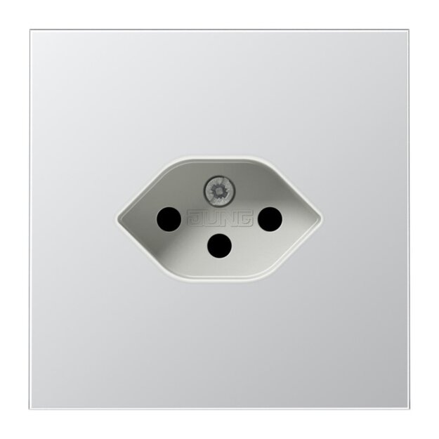 Jung AL1520-13SEV SEV Steckdose 1fach, Typ 13 tief (lackiertes Aluminium) Aluminium