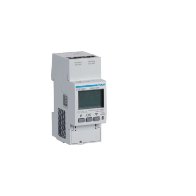 Hager ECA180D Energiezähler 1-phasig direkt 80A 2M AGARDIO MID