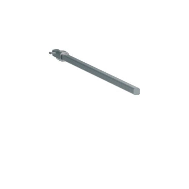 Hager HXS915H Achse 8x8mm 500mm für Drehantrieb mit Schaft 10x10mm P160-P250