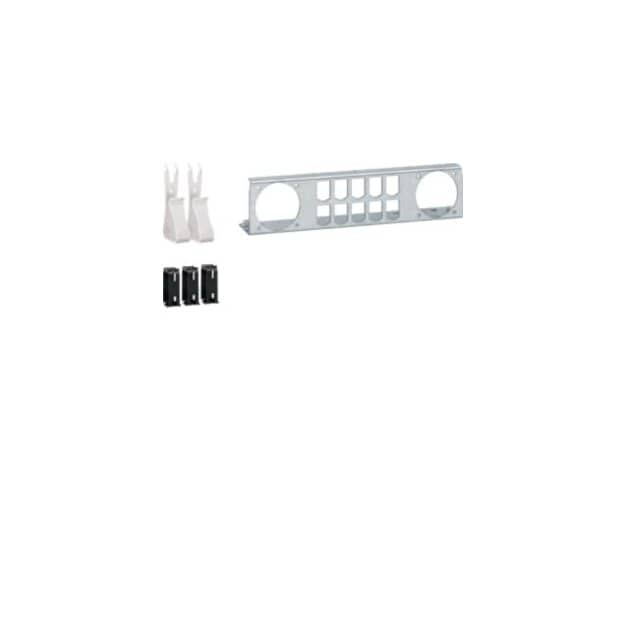 Hager UM00M3 Multimedia Kit Patch-Panel Geräte- und Kabelhalter für 2x Steckdose