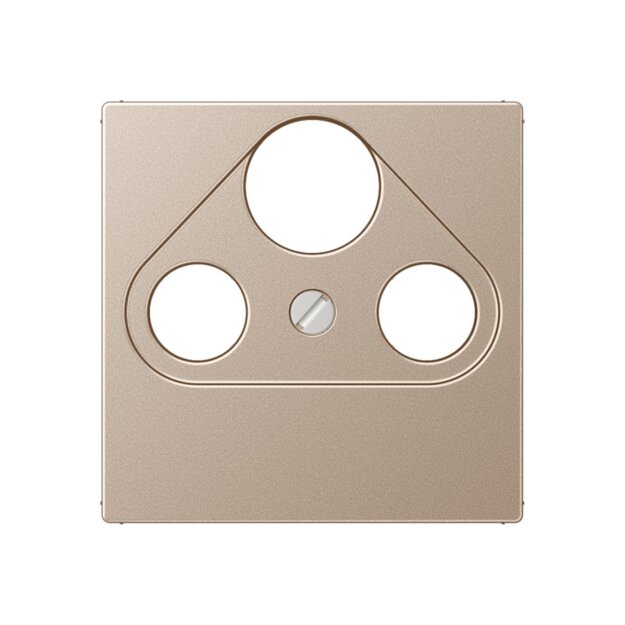 Jung A561PLSATCH Abdeckung f. SAT-TV-Steckdose (Duroplast) Champagner Serie A