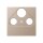 Jung A561PLSATCH Abdeckung f. SAT-TV-Steckdose (Duroplast) Champagner Serie A