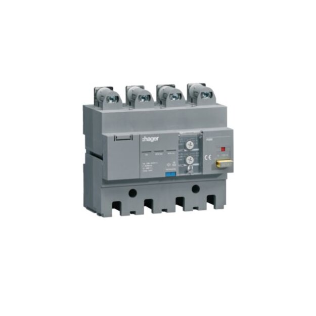 Hager HBT100H FI-Block P250 4-polig 100A Idn 30 mA bis 6 A stufenweise einstellbar