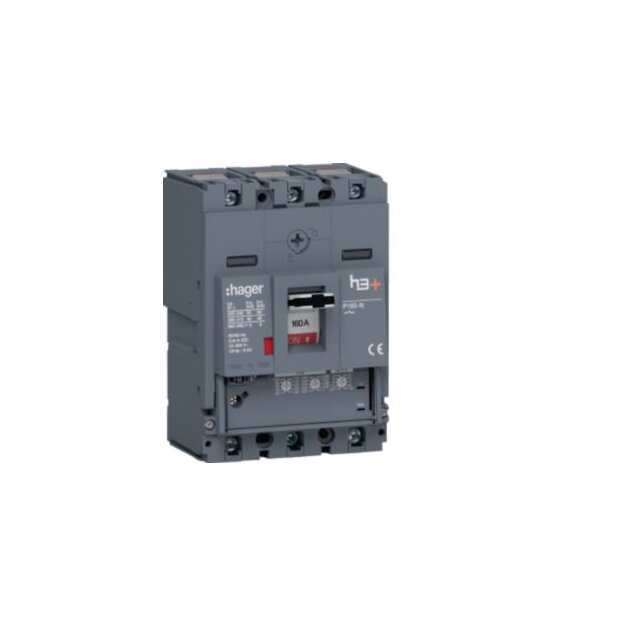Hager HNS160GC Leistungsschalter h3+ P160 LSnI 3-polig 3D 160A 40kA CTC
