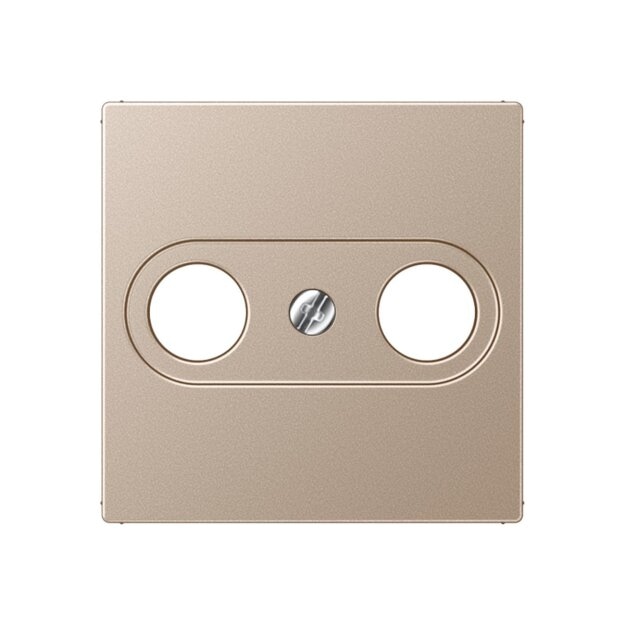 Jung A561PLTVCH Abdeckung f. Antennen-Steckdose (Duroplast) Champagner Serie A