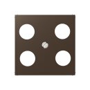 Jung A561-4SAT1MO Abdeckung f. SAT-TV-Steckdose...