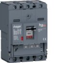 Hager HNS040GC Leistungsschalter h3+ P160 LSnI 3-polig 3D...